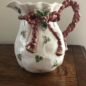 Fitz & Floyd “Old World Santa Bag” Pitcher